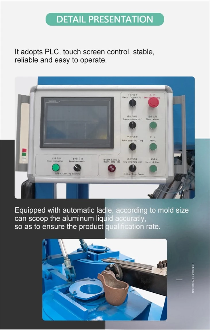 4-stations Automatic Centrifugal Force Casting Machine4