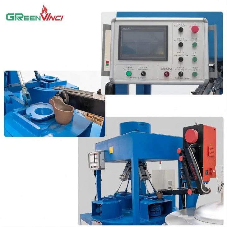 4-stations Automatic Centrifugal Force Casting Machine6